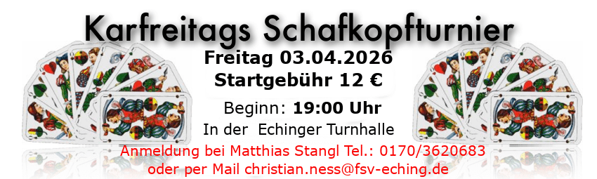 Karfreitag Schafkopfturnier 2026